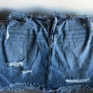 Gap jean skirt